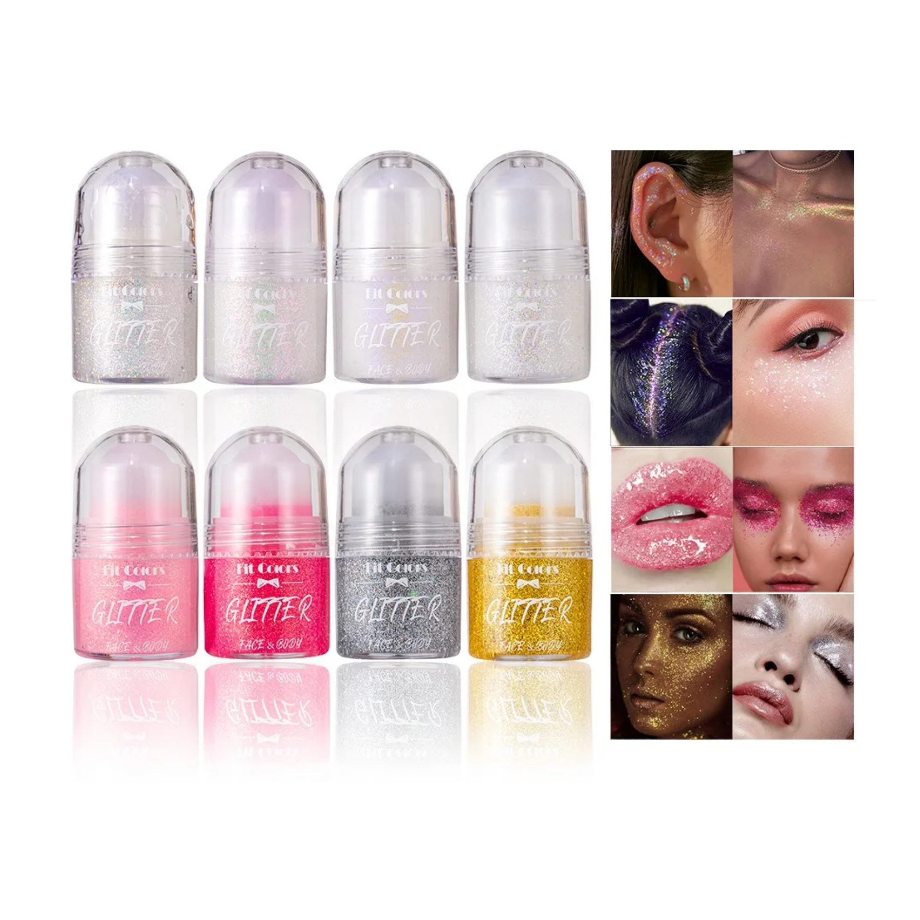 Gel con brillos
